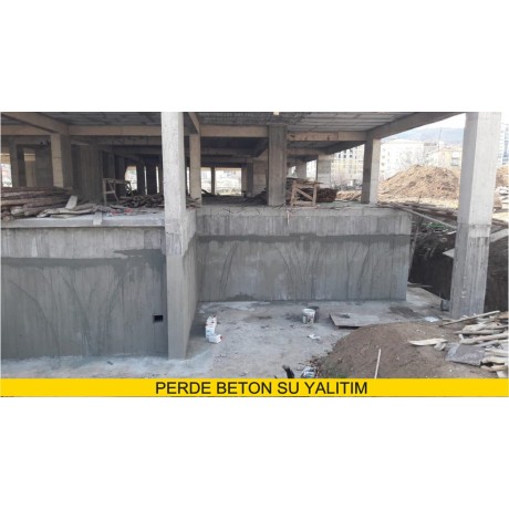 PERDE BETON SU YALITIM